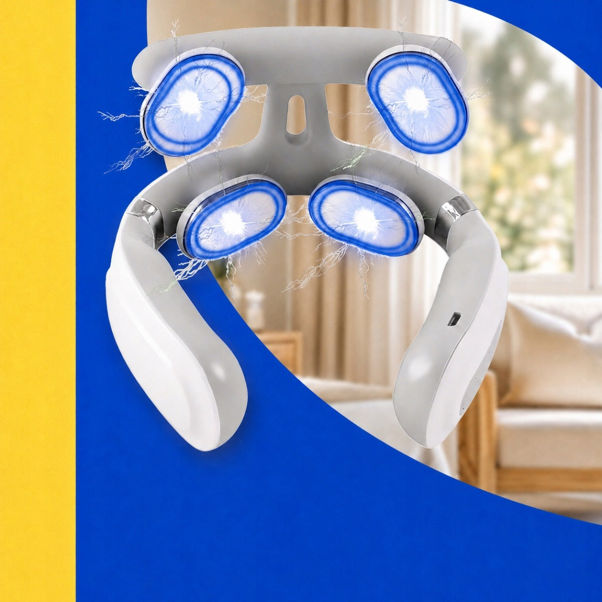 NECK MASSAGER WITH HEATING FUNCTION, NECK MASSAGER FOR PAIN RELIEF Brand no brand