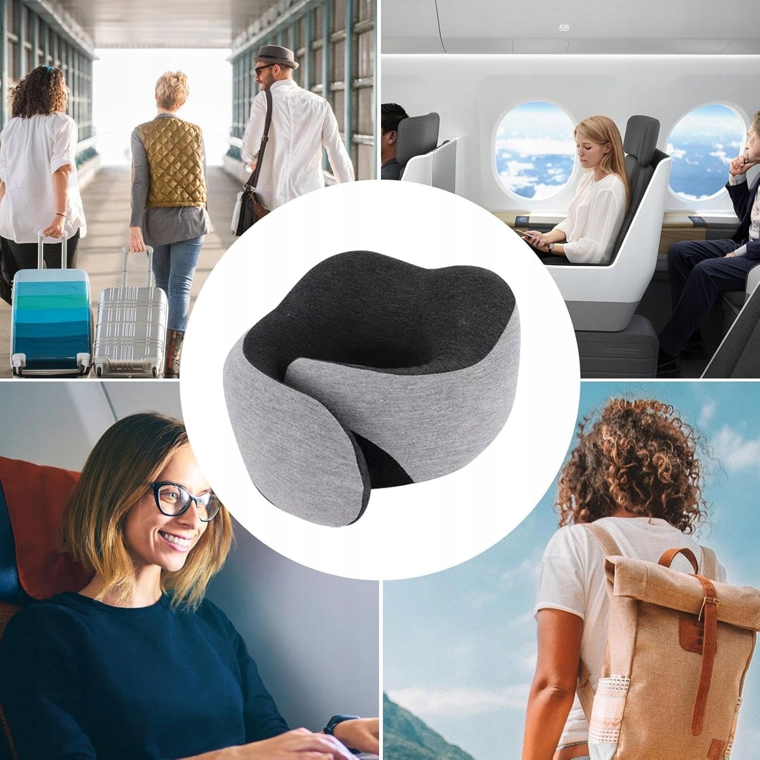 NECK PILLOW FOR ADULTS AND CHILDREN, MEMORY FOAM PILLOW FOR NECK Brand no brand