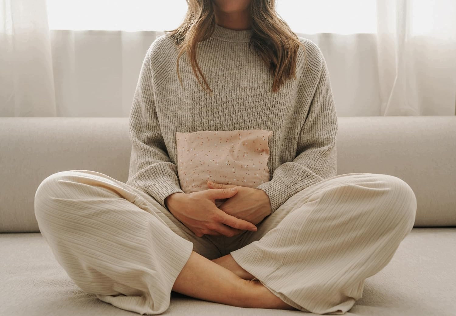 NECK WARMING PILLOW BELLY BACK COTTON 100% GERMAN Medical device yes