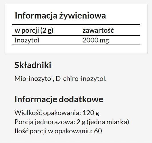 NEEDED Inositol Powder 120g Myo-inositol + D-Chiro-inositol Packaging status original