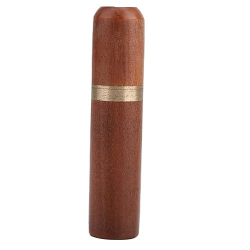NEEDLE BOX WOODEN ROUND FOR SEWING NEEDLE STORAGE