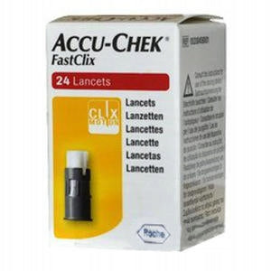 NEEDLE LANCETS | ACCU-CHEK | FASTCLIX - 24 NEEDLE LANCETS (4 DRUMS)