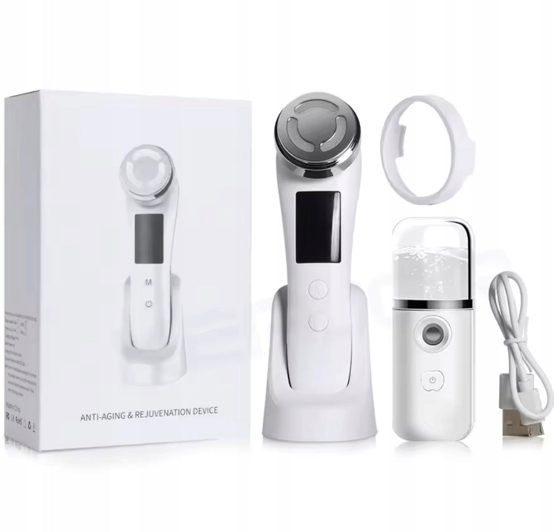 NEEDLELESS MESOTHERAPY FACE EMS MASSAGER LIFTING REJUVENATION 2x LED v3.0