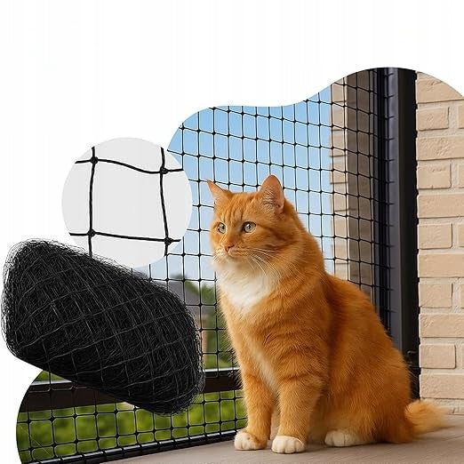 NEEZ Cat Net for Balcony Window Attachment Kit LARGE STRONG 8X3M Packaging status original