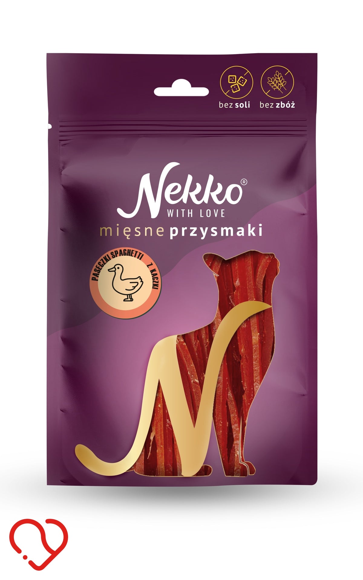 NEKKO MEAT CAT TREATS SPAGHETTI STRIPS WITH DUCK 50g