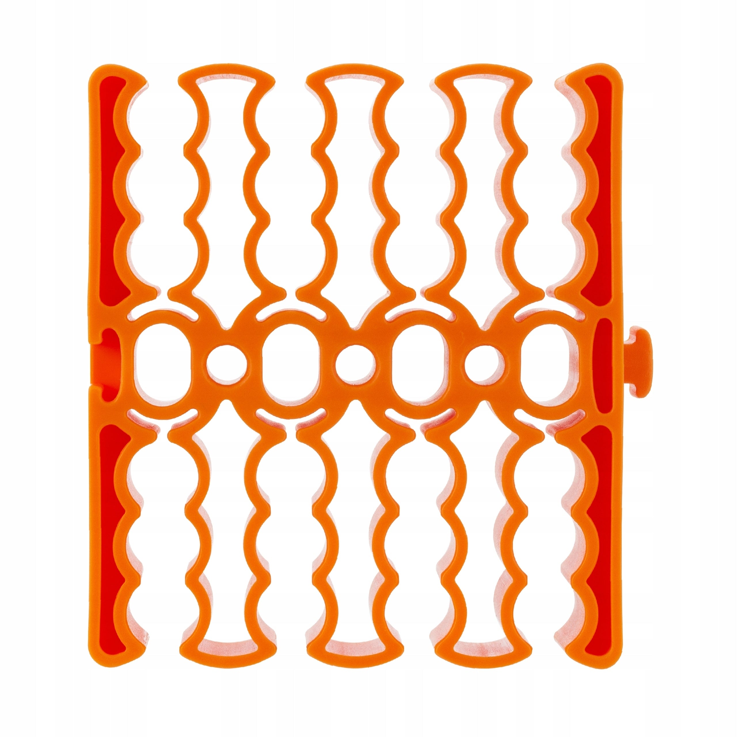 NEKU Network Cable Organizer for 24pcs Twisted Pair Organizer for RACK Cabinet Color orange
