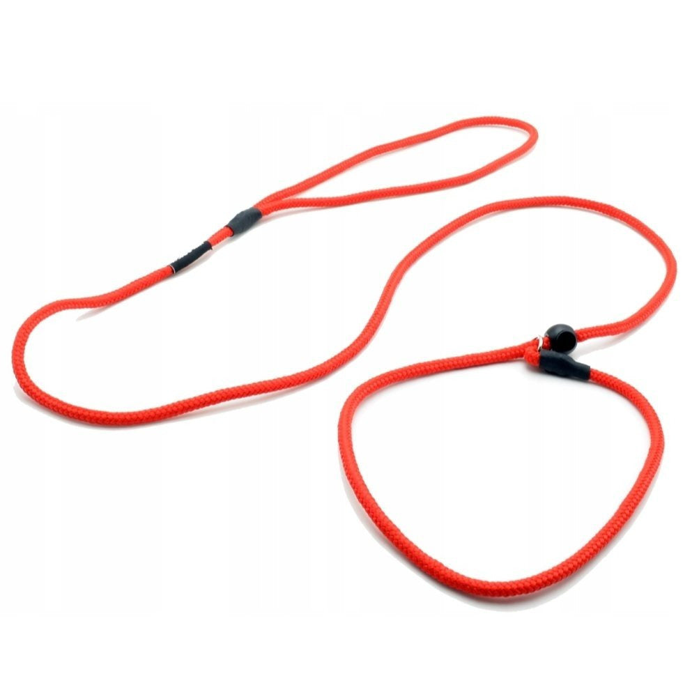 NELSON-X Polish product RINGÓWKA with static cable for dog 0,6 cm red