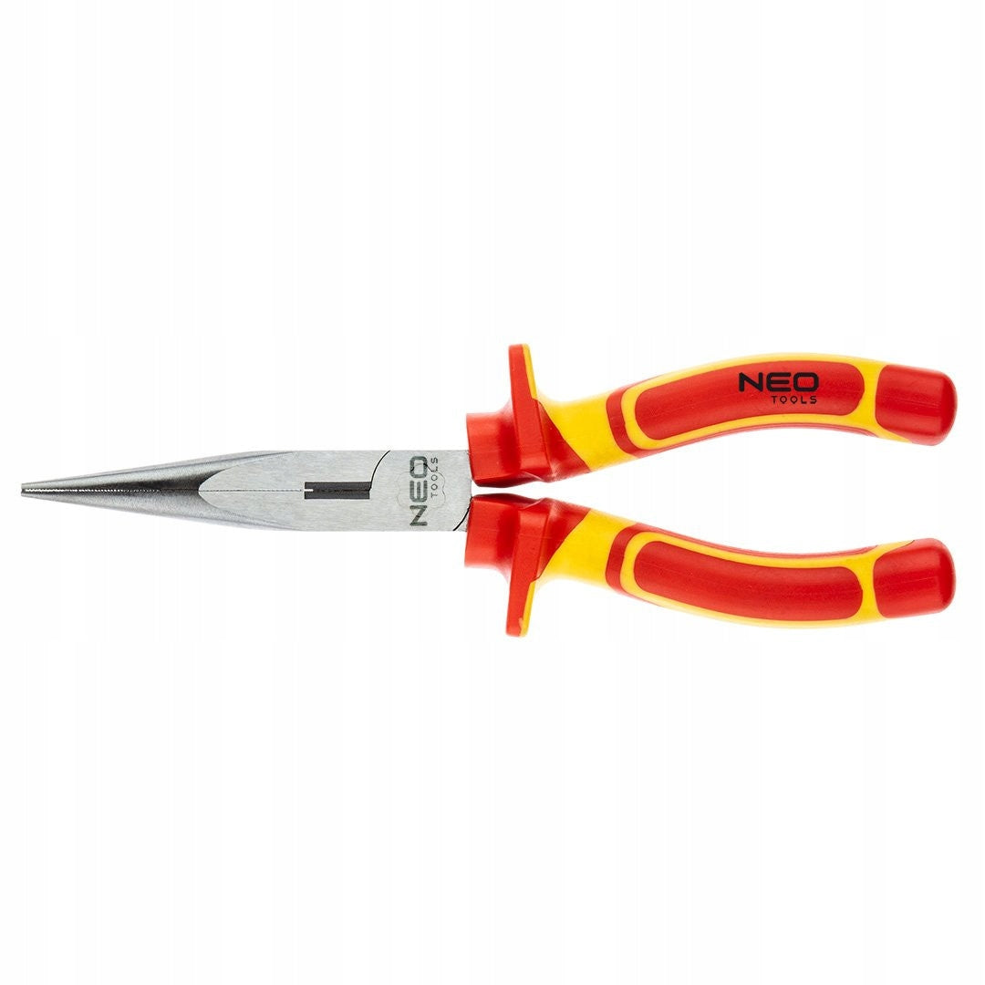 NEO 01-225 Straight elongated pliers 200 mm 1000V, polished