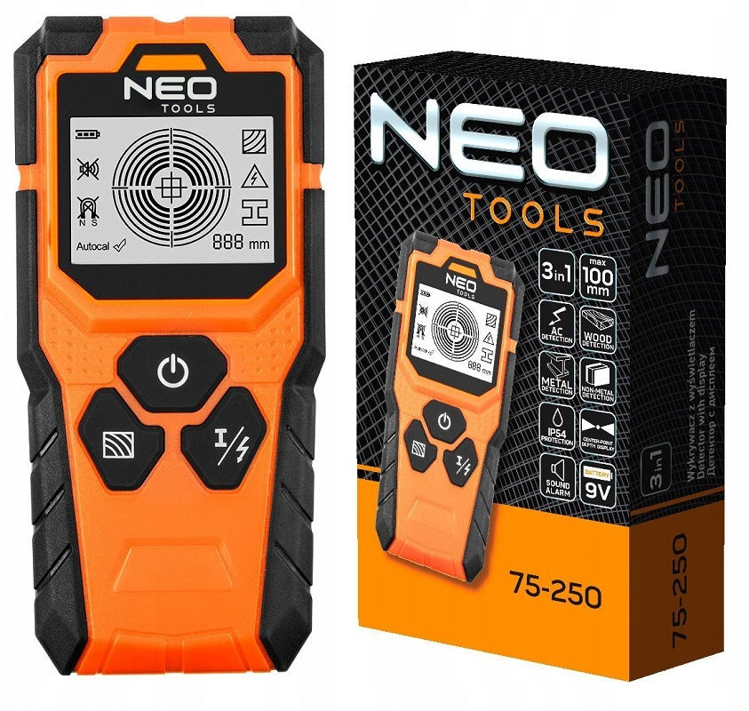 NEO 75-250 3in1 Wire, Metal and Wood Detector