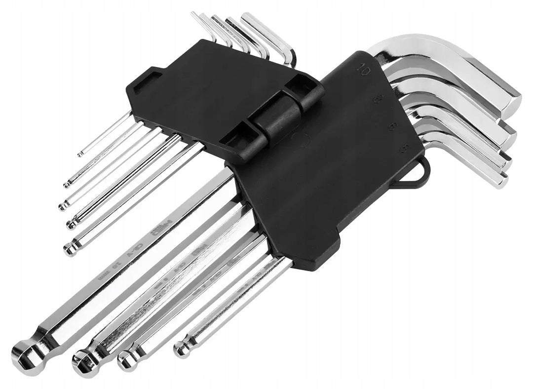NEO ALLEN KEYS 18 pcs HEXAGON WITH BALL 9 pcs + TORX 9 pcs LONG Brand NEO TOOLS