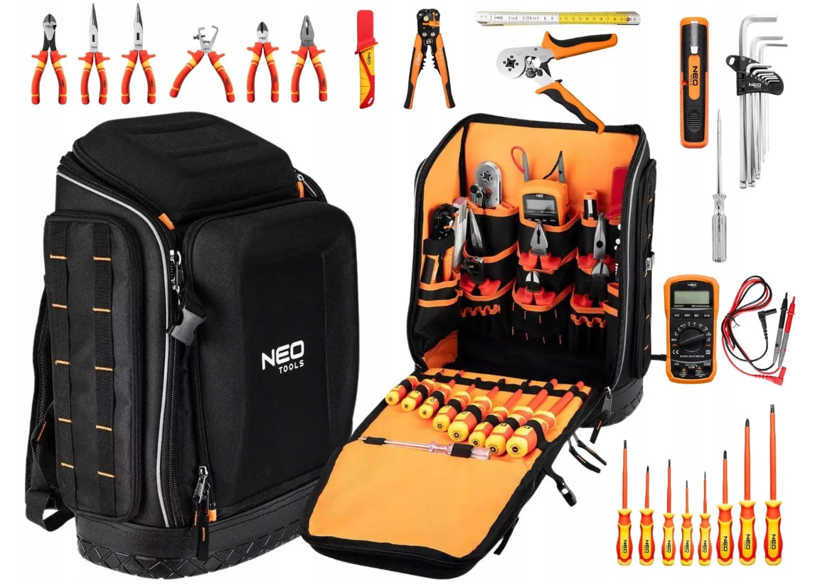NEO Backpack Electrician 31 el. - Bag, Tool Set for Electrician 01-313