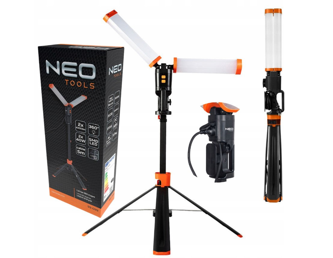 NEO Double lamp 360 degrees 2x4300lm, 99-099