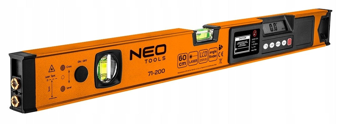 NEO ELECTRONIC LEVEL LCD LASER ALUMINUM LEVEL 60cm 71-200 EAN (GTIN) 5907558455250