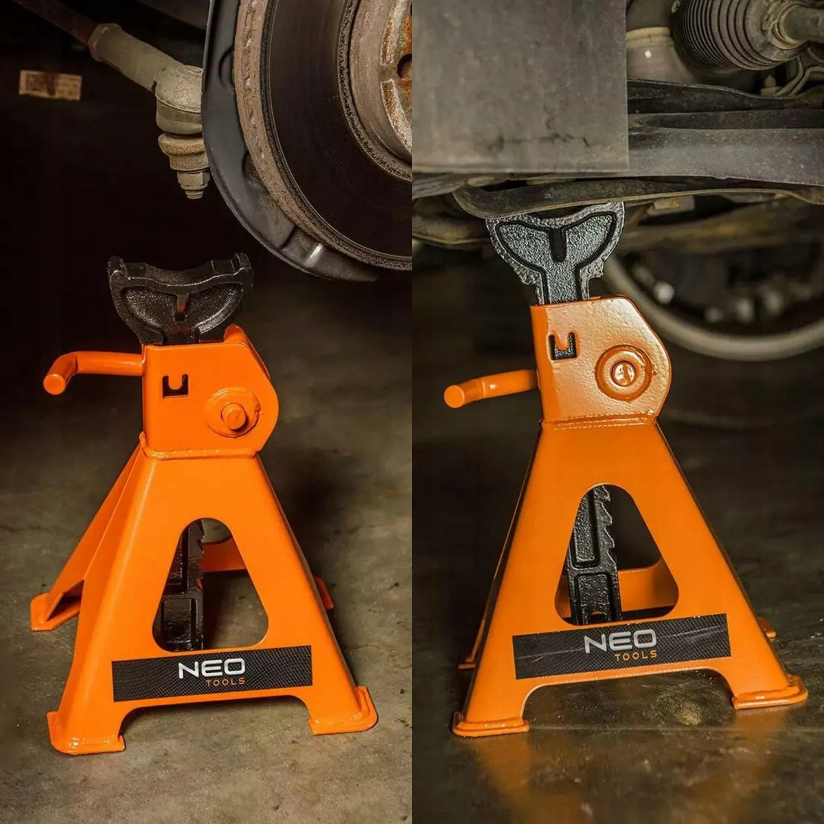NEO Frog Car Lift Low Profile 85 - 385mm 2.5 T + 3T Brand NEO TOOLS