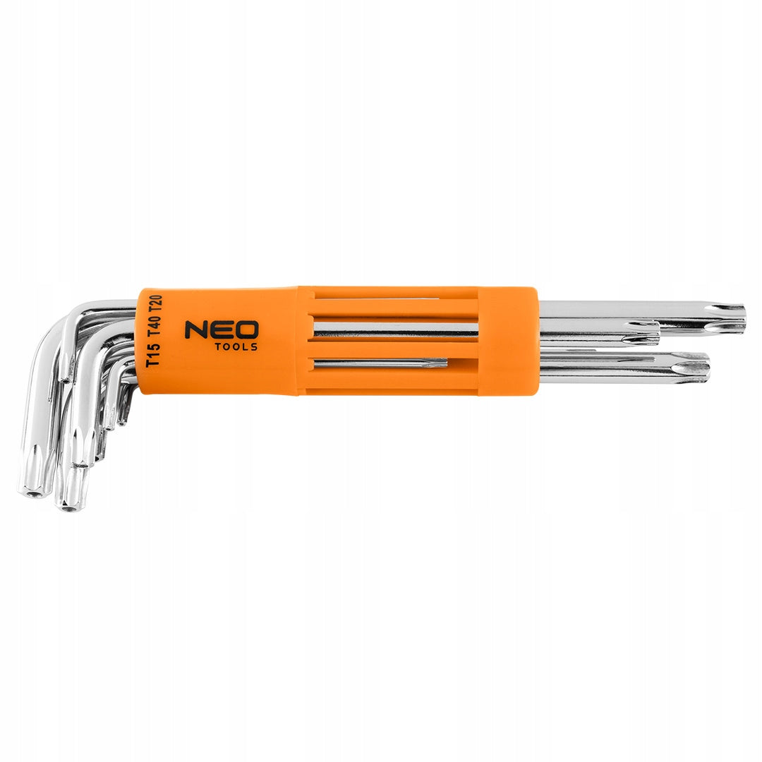 NEO KEYS SET HEXAGONAL ALLEN WITH BALL 8 pcs. + TORX 8 pcs. LONG Manufacturer code ZEST_333551