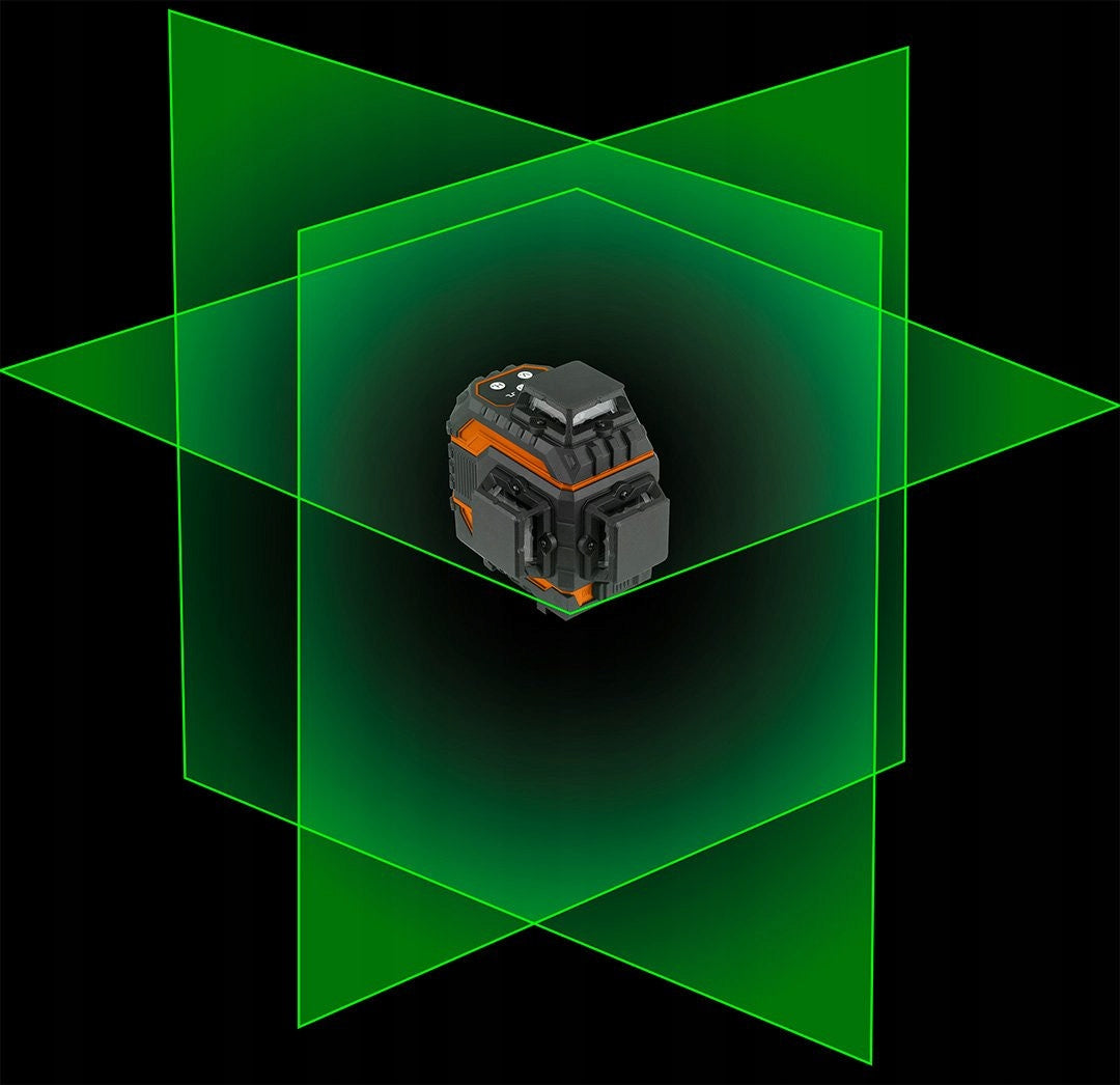 NEO Laser 3D, 12 lines, green, suitcase 75-140 Measurement accuracy (+/-) 1.5 mm