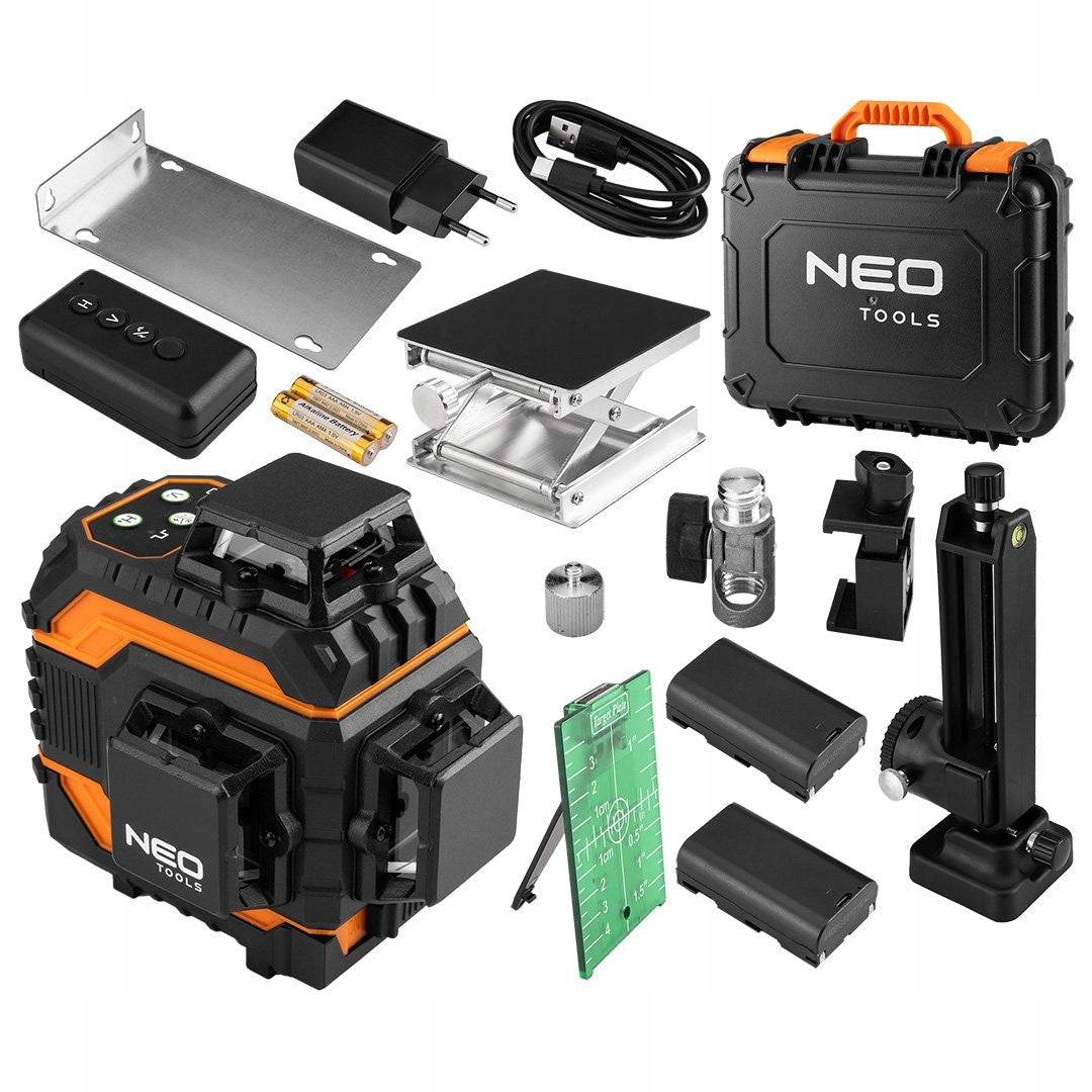 NEO Laser 3D, 12 lines, green, suitcase 75-140