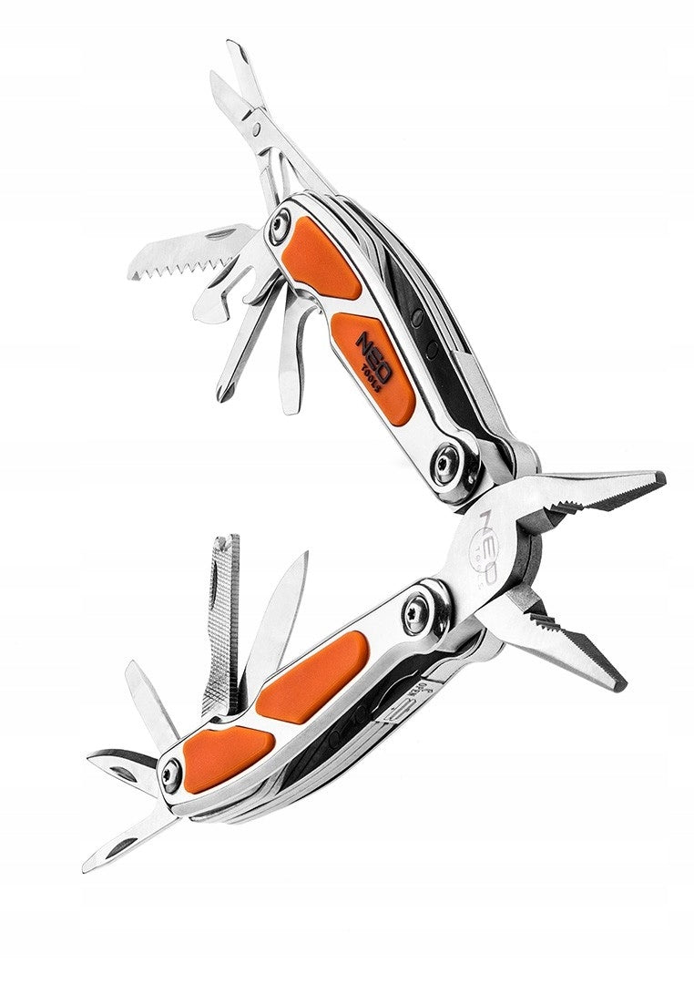 NEO MULTITOOL POCKET KNIFE FOLDING KNIFE TOURIST LED FLASHLIGHT 10 FUNCTIONS MINI Brand NEO TOOLS
