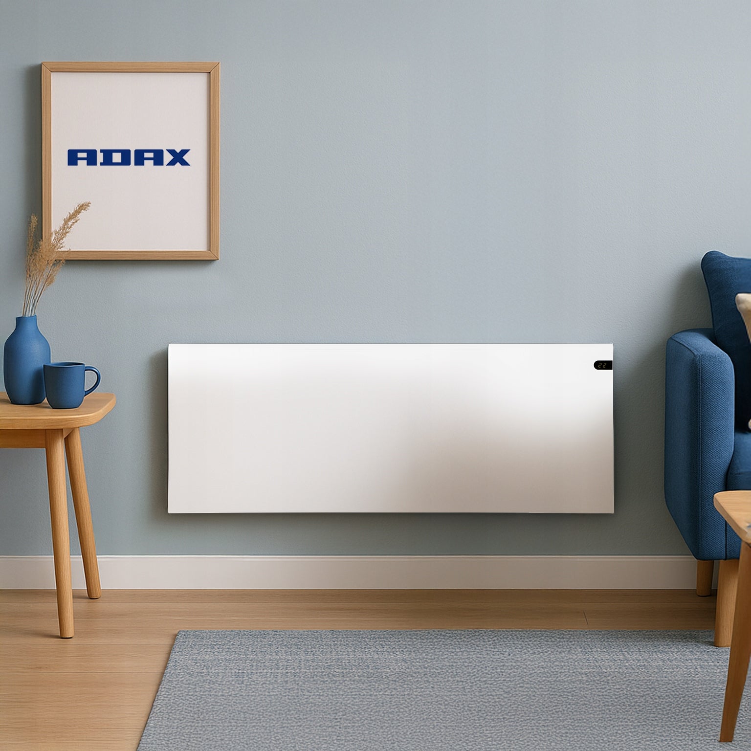 NEO NP 1400W Stylish electric heater, panel convector - ADAX Packaging status original