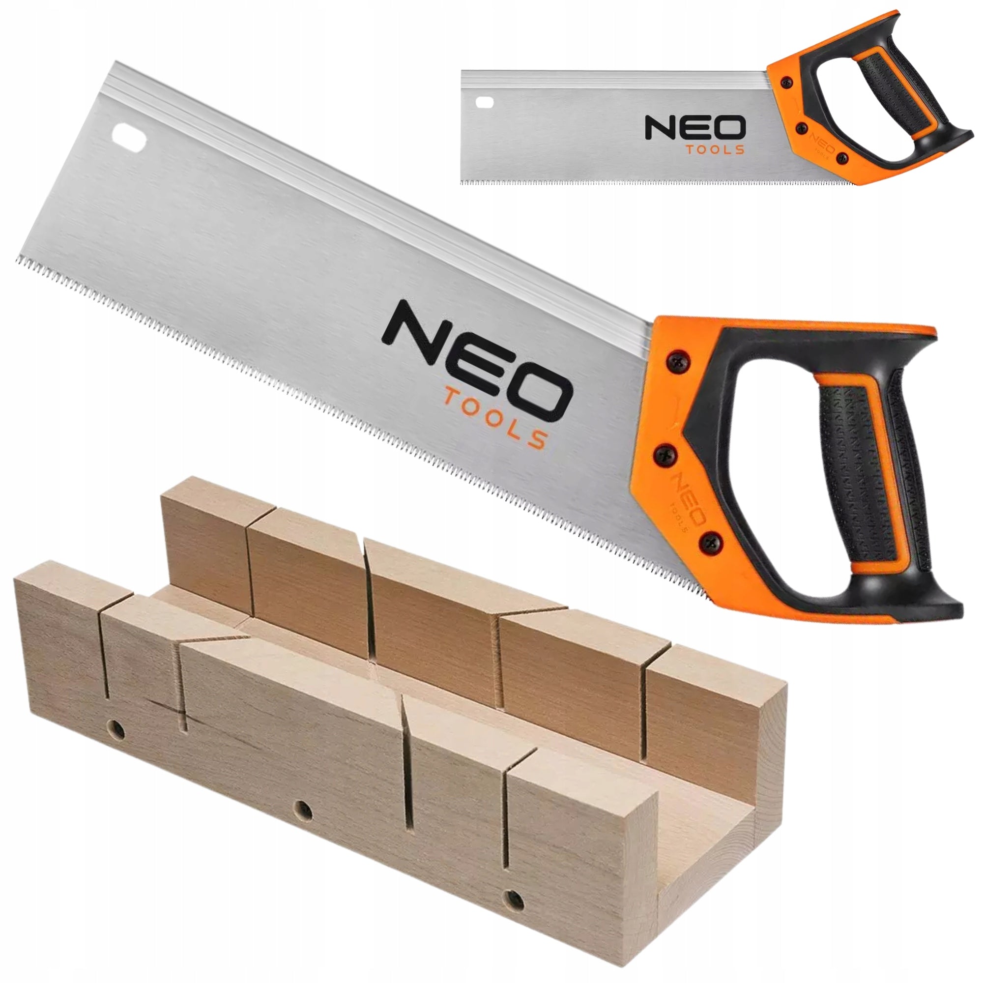 NEO RIDGE SAW 350mm 13TPI + Wooden punch box for Slats