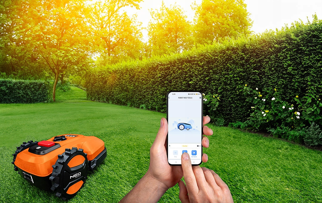 NEO Robot Mowing + Battery 2Ah , Energy+ Automatic Lawn Mower Brand NEO TOOLS