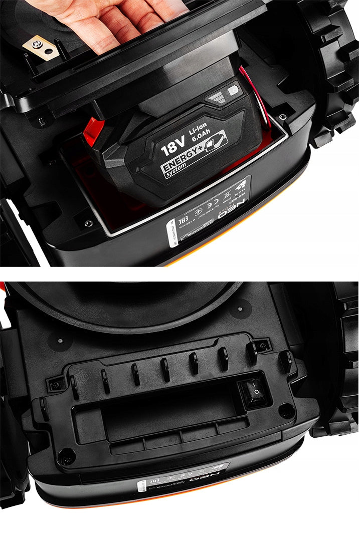 NEO Robot Mowing + Battery 2Ah , Energy+ Automatic Lawn Mower Mowing width 18 cm
