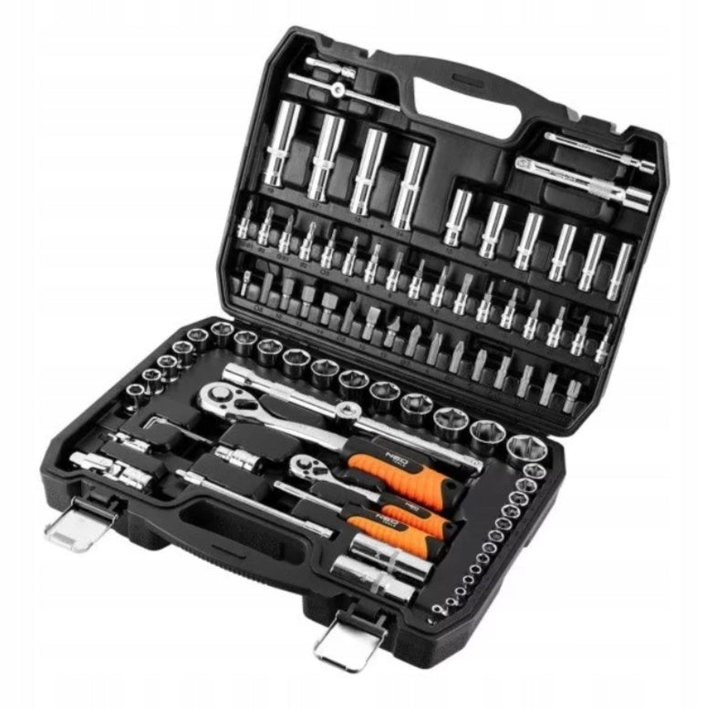 NEO SOCKET WRENCHES SET 90 ELEMENTS 10-180 1/2-1/4 Brand no brand