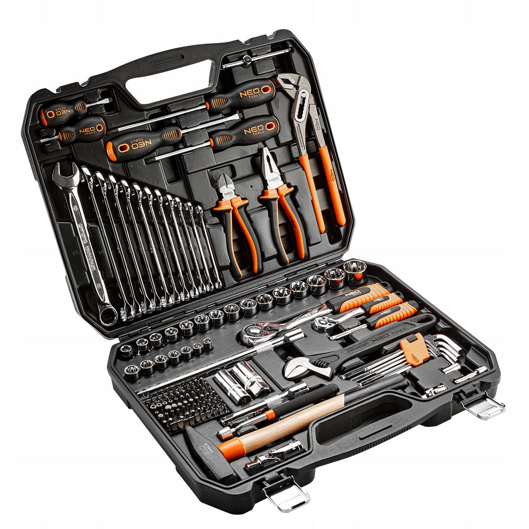 NEO TOOL SET SOCKET WRENCHES FLAT 143 EL SOCKETS 1/2 1/4 08-945 Manufacturer code 08-945