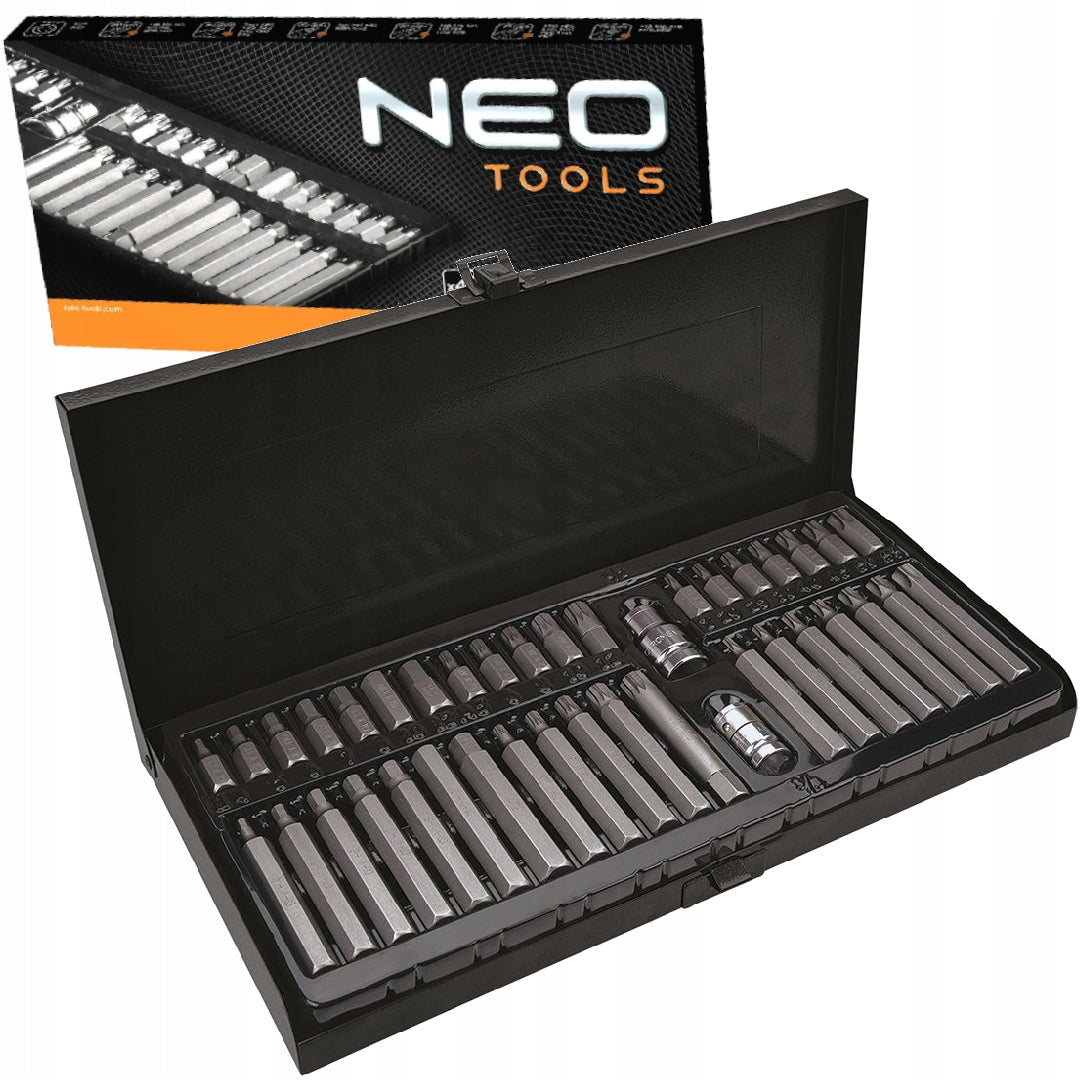 NEO TOOLS Bit Set 40 el. IMBUS TORX SPLINE HEX - Screwdriver Tips