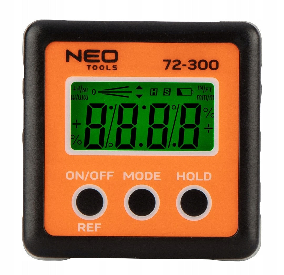 NEO TOOLS DIGITAL ANGLE GAUGE PROTRACTOR LCD LEVEL WITH MAGNET 72-300 Manufacturer code 72-300