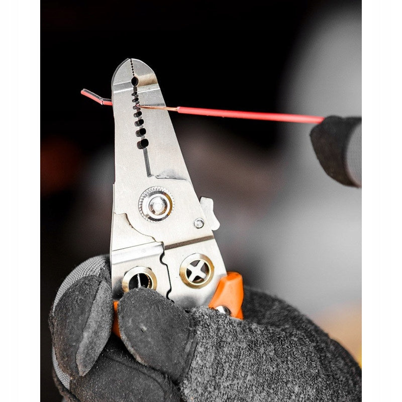 NEO TOOLS PLIERS PULLER FOR INSULATION CRIMPING CONNECTORS 6IN1 Brand NEO TOOLS