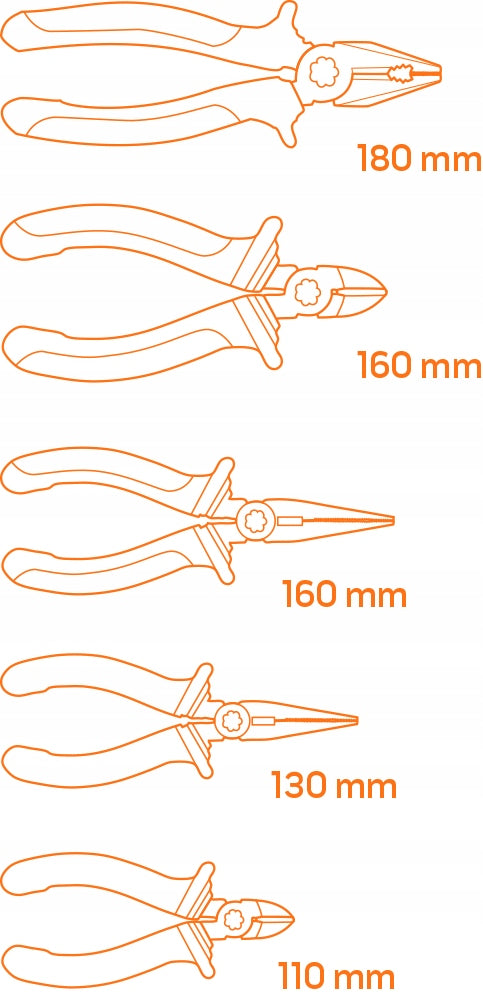 NEO TOOLS Pliers, set of 5, insert 84-230 NEO TOOLS Brand NEO TOOLS