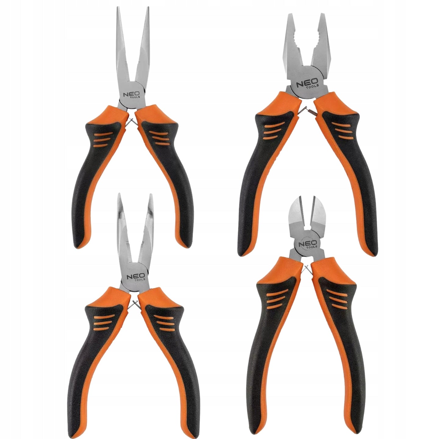 NEO TOOLS Set of pliers 4 pcs. Side pliers Elongated 160mm