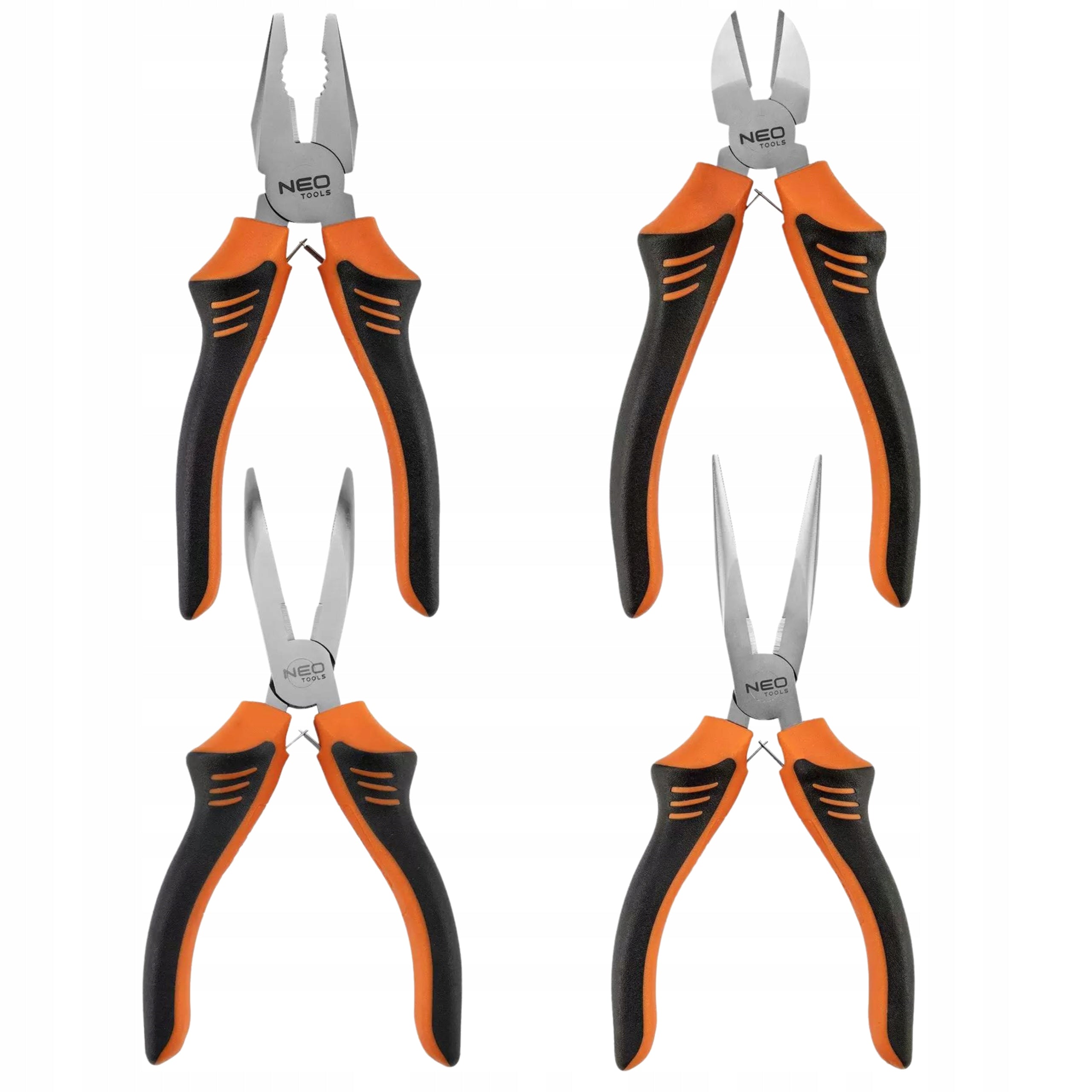 NEO TOOLS Set of pliers 4 pcs. Side pliers Elongated 180mm