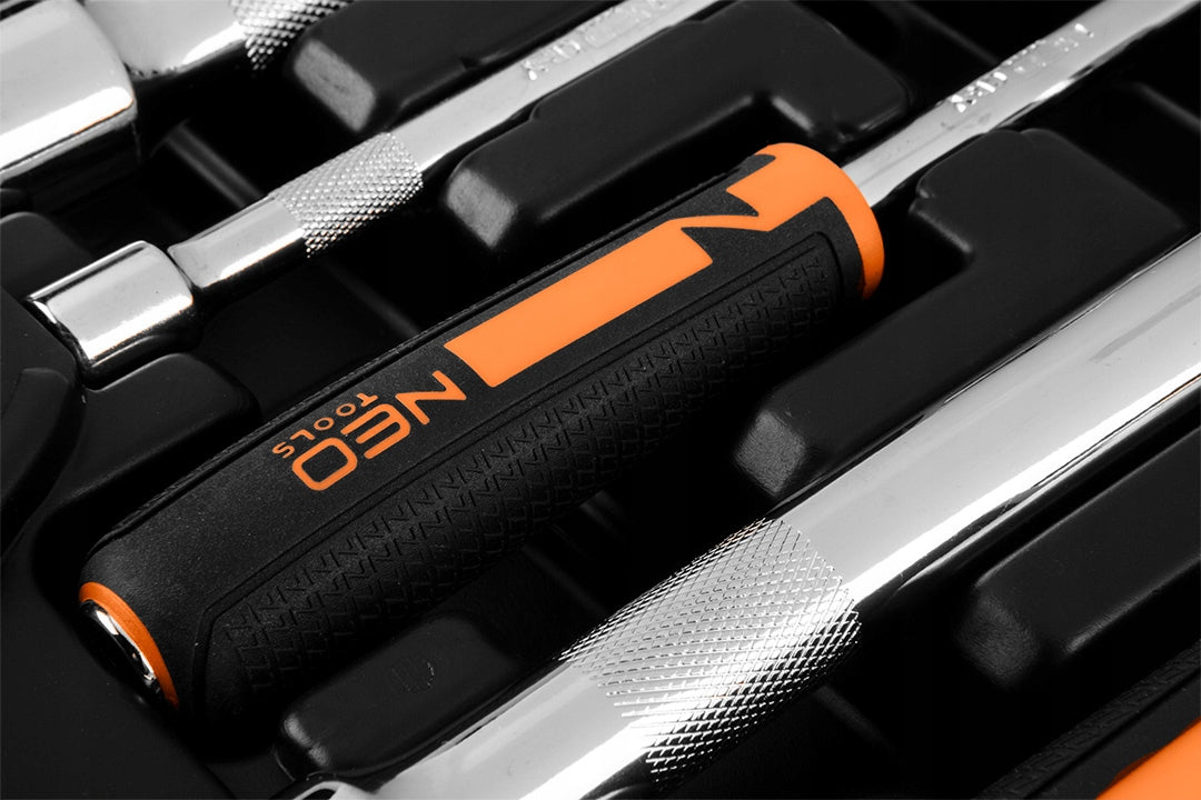 NEO TOOLS Socket Wrenches 1/2" 1/4" 73el Suitcase + Screwdriver Tips 40el EAN (GTIN) 5906692018154