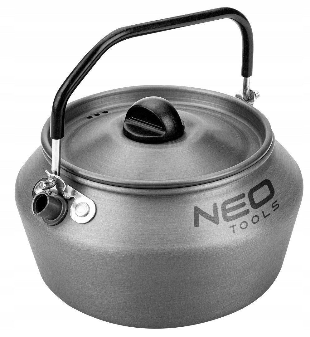 NEO TOOLS TOURIST DISHES SET CAMPING POT PAN KETTLE 3in1 Color gray