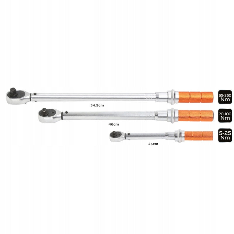 NEO Torque Wrench Set 1/4 3/8 1/2 3E 08-843 Brand NEO TOOLS