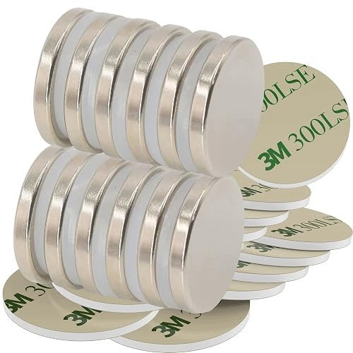 NEODYMIUM MAGNETS DISC 6PCS KG DIAMETER 25MM DIY steel for home Brand no brand