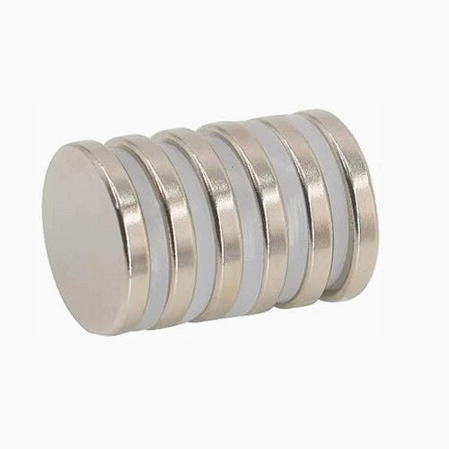 NEODYMIUM MAGNETS DISC 6PCS KG DIAMETER 25MM DIY steel for home