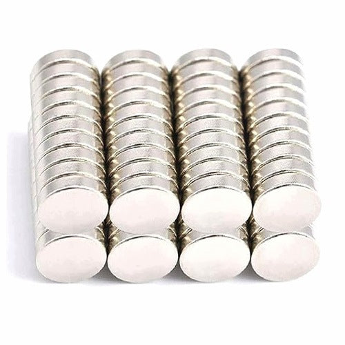 NEODYMIUM RARE EARTH MAGNETS 100 PIECES 10X2MM POWER 2KG metal