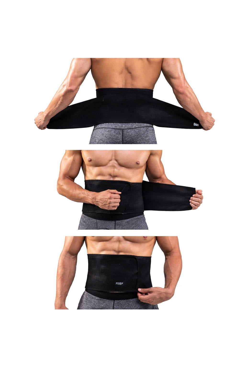 NEOPRENE BELLY SLIMMING BELT UNIVERSAL FOR FITNESS 100 CM