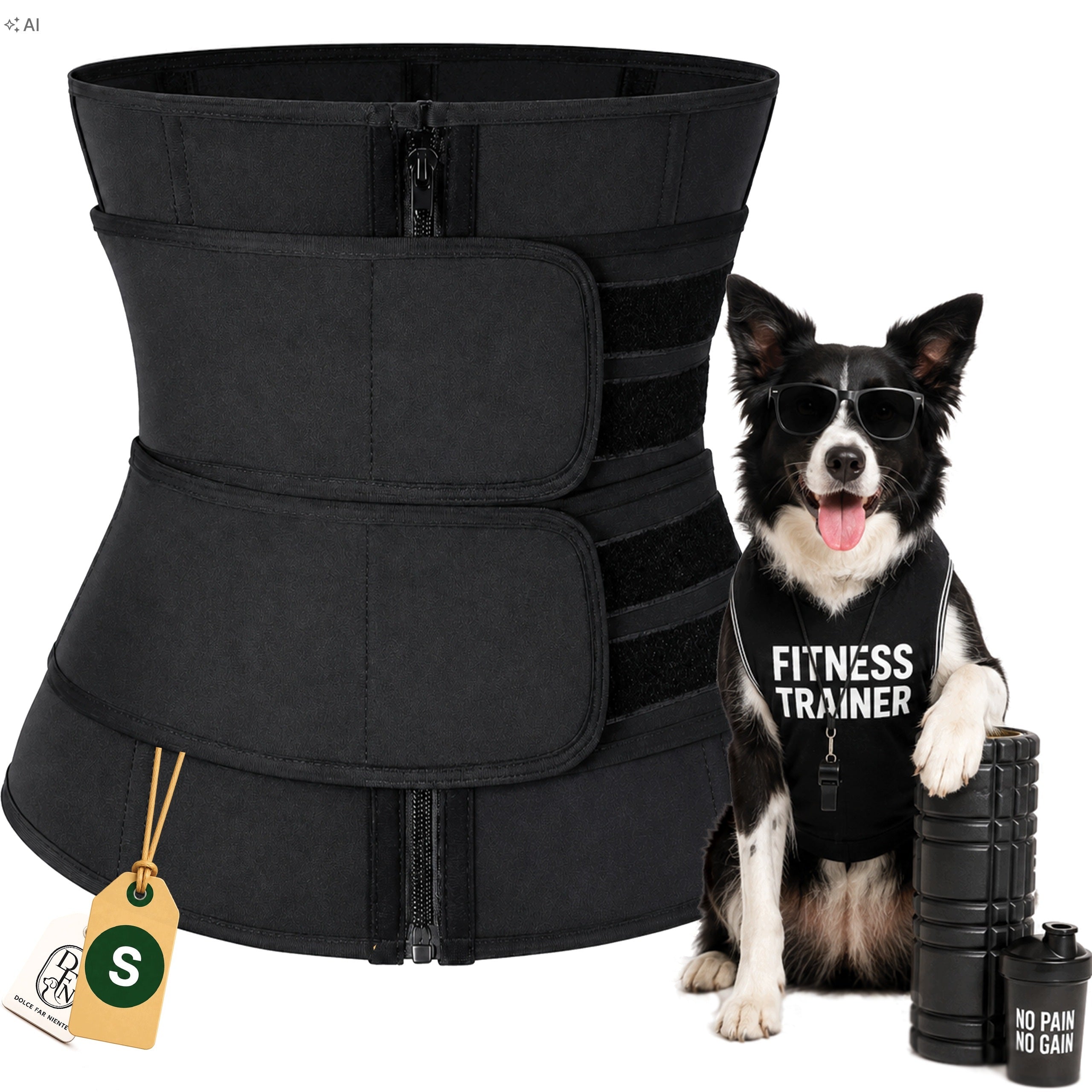 NEOPRENE BELT FITNES SLIMMING ON THE BELLY MODELING WOMEN 64cm