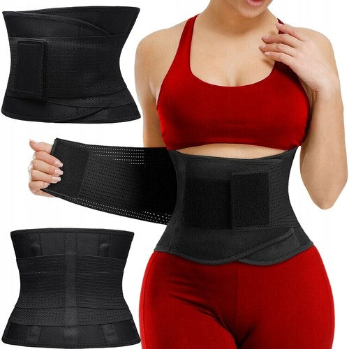 NEOPRENE BELT FOR FITNESS EXERCISES SLIMMING -CE Color black