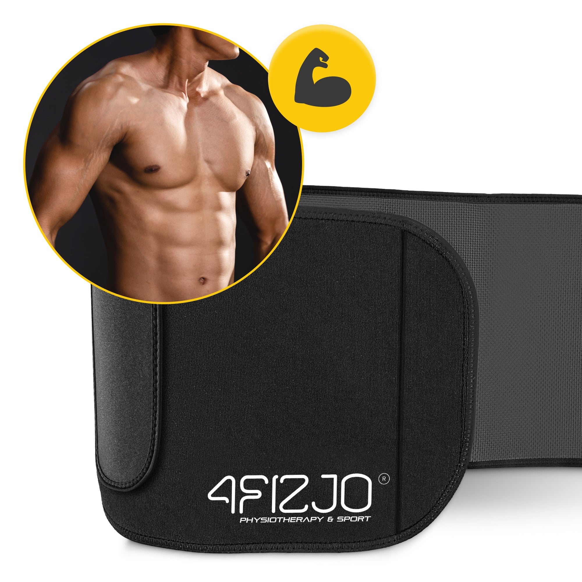 NEOPRENE BELT SLIMMING BELLY SHAPING CORSET SLIMMING WAIST Model Neoprenowy pas z kieszonką L/XL