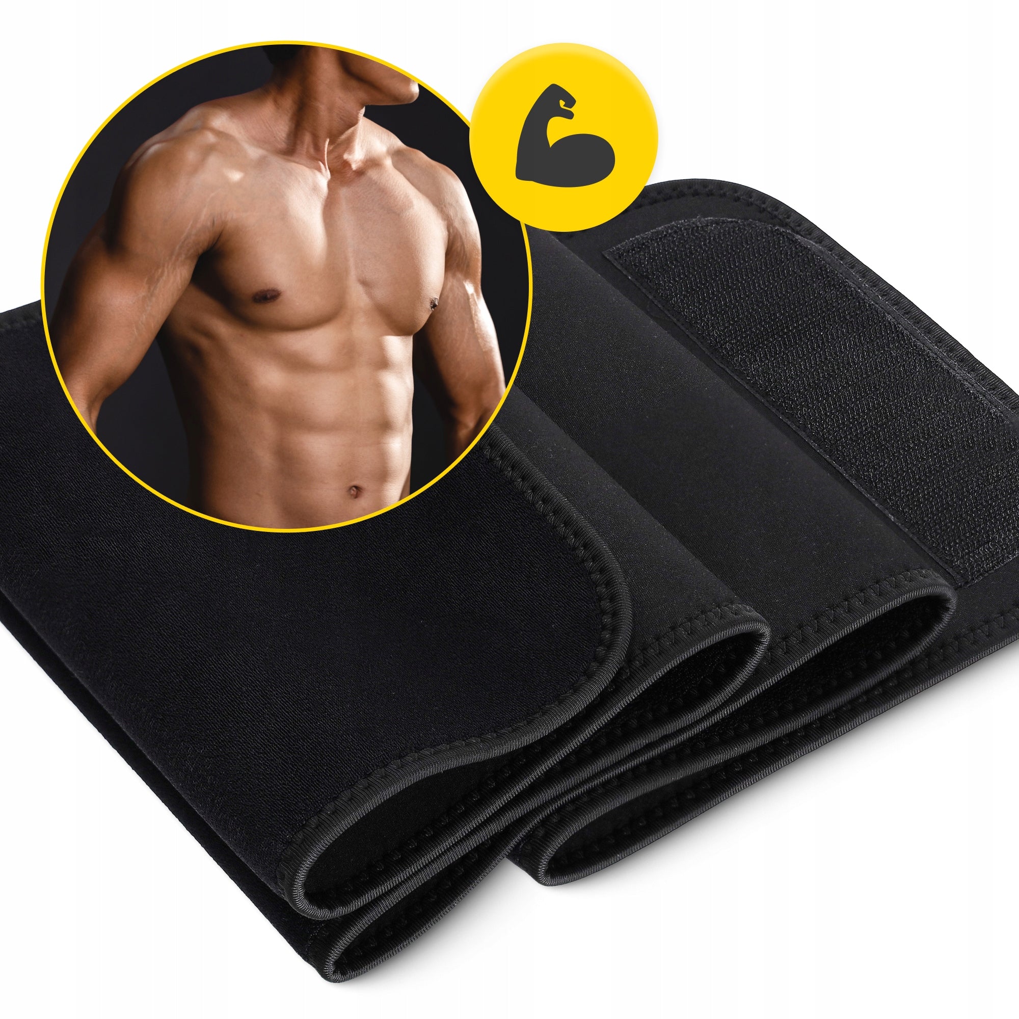 NEOPRENE BELT SLIMMING BELLY WAIST SPINE GYM Brand 4FIZJO