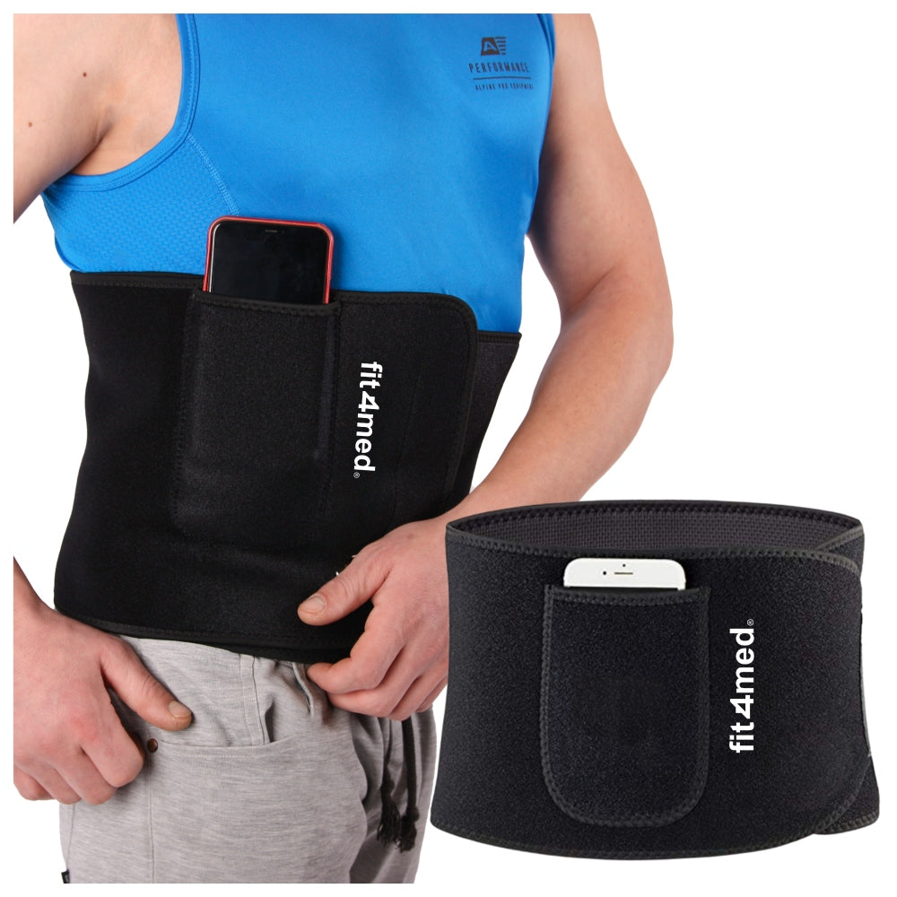 NEOPRENE BELT STIFFENING STABILIZING SPINE SLIMMING LONG Brand Fit4Med