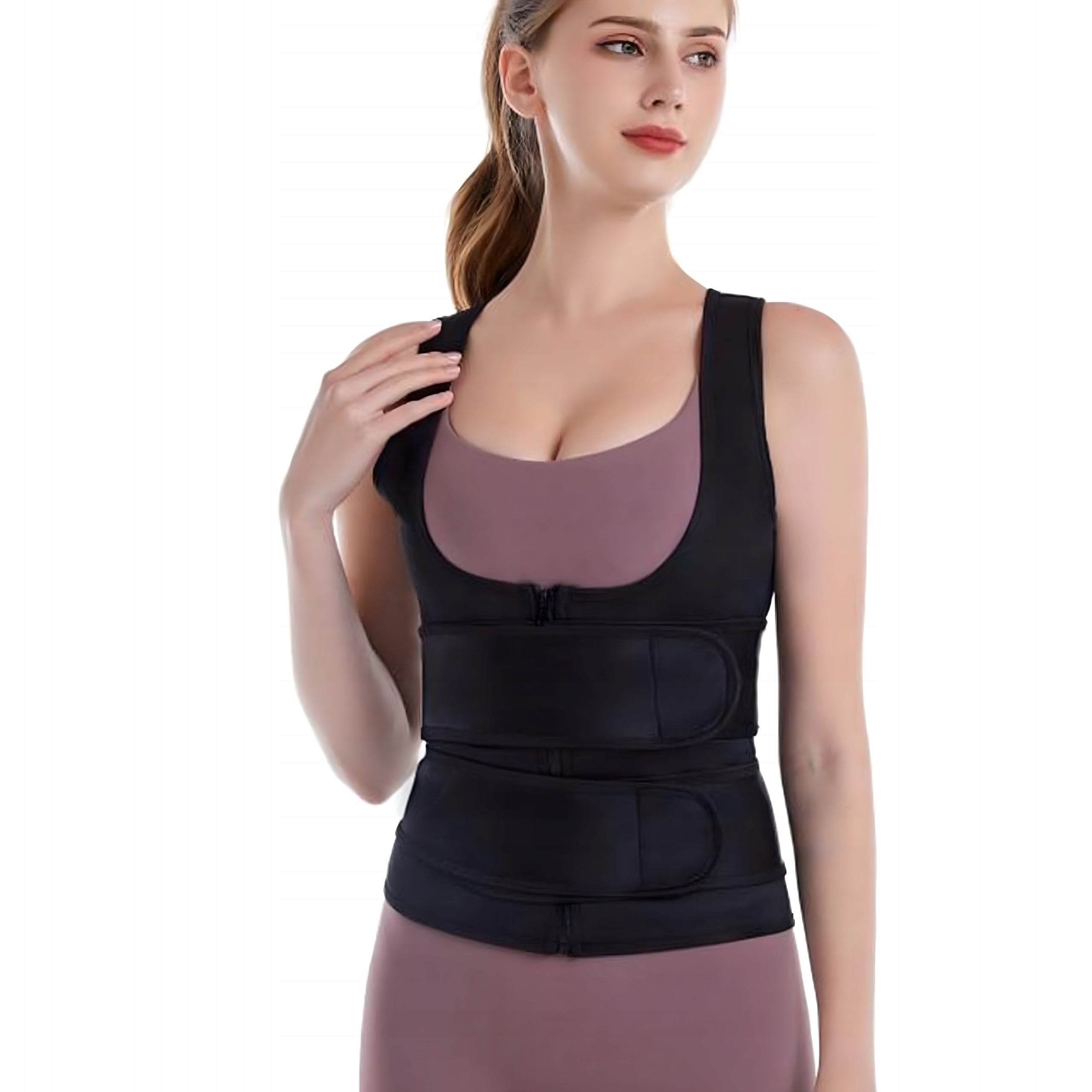 NEOPRENE FITNESS VEST WOMEN SLIMMING SPORTS TRAINING S Brand no brand