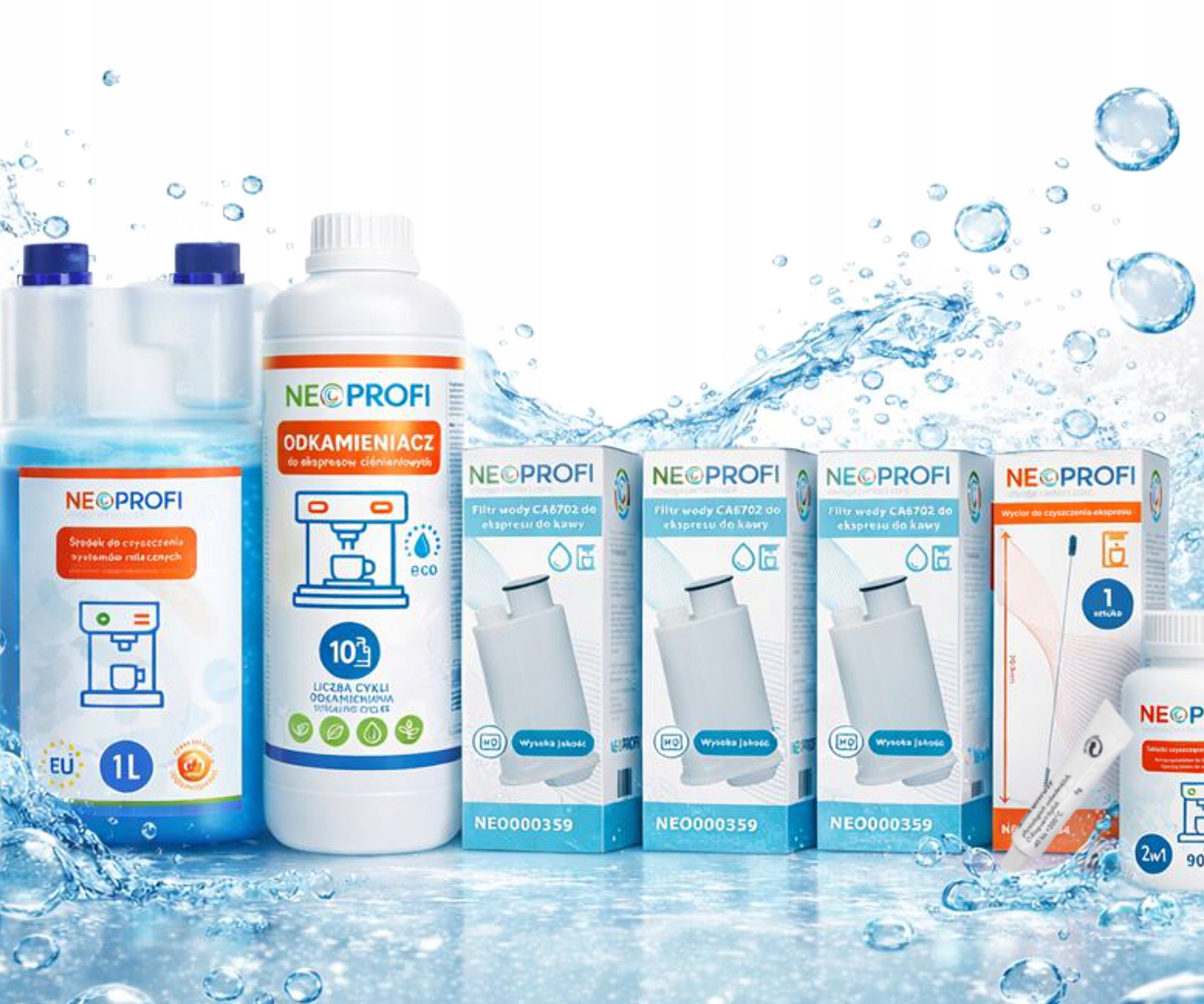 NEOPROFI universal coffee machine cleaning kit | DeLonghi Siemens