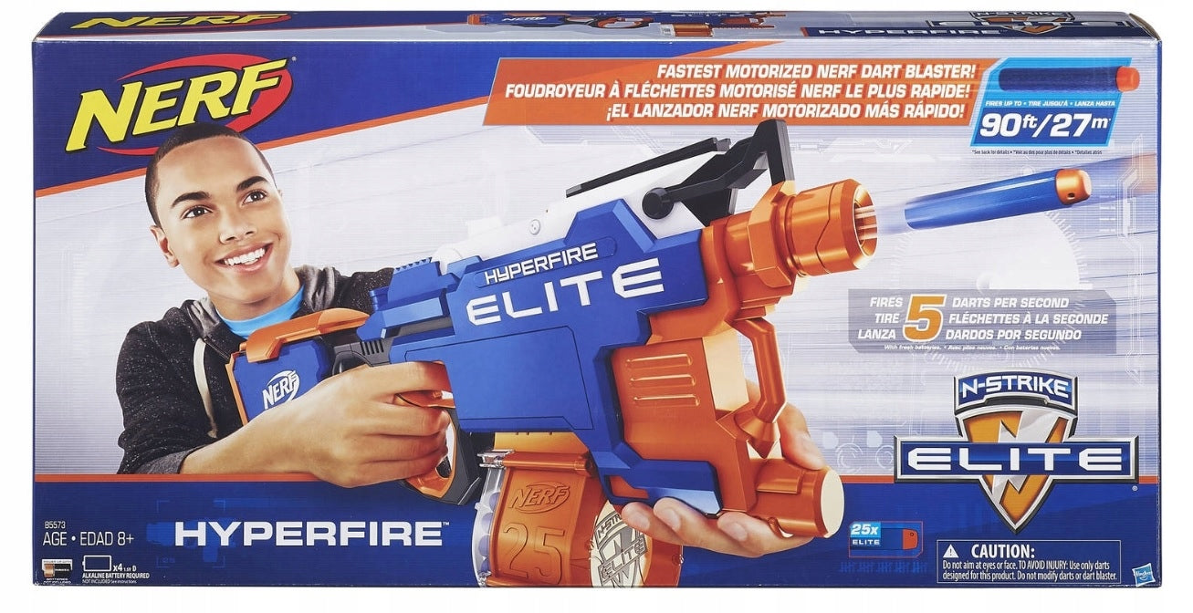 Žaislinis šautuvas Nerf Elite Hyperfire, B5573
