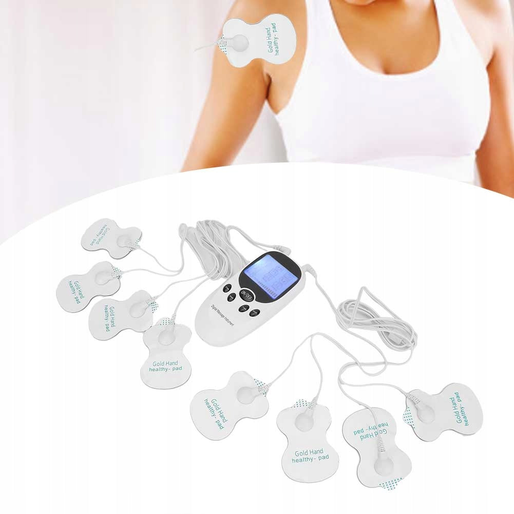 NERVE MUSCLE ELECTROSTIMULATOR MASSAGE + ELECTRODES 8PCS Manufacturer code JM28787